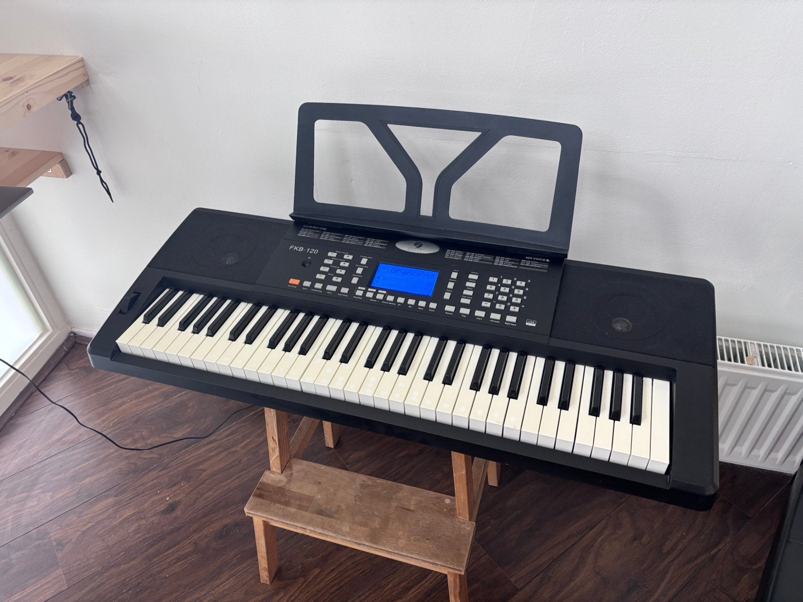 Fazley electronic keyboard FKB-120, Ophalen, Gebruikt, 61 toetsen, Overige merken