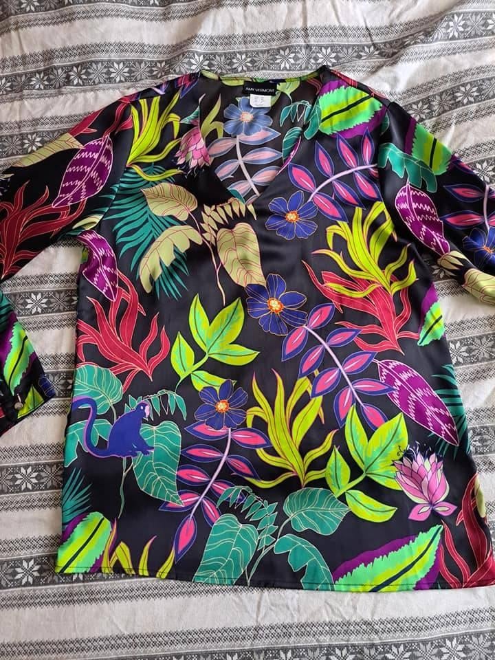 Amy Vermont, blouse mt 38/40, Kleding | Dames, Ophalen of Verzenden, Zo goed als nieuw, Maat 38/40 (M)