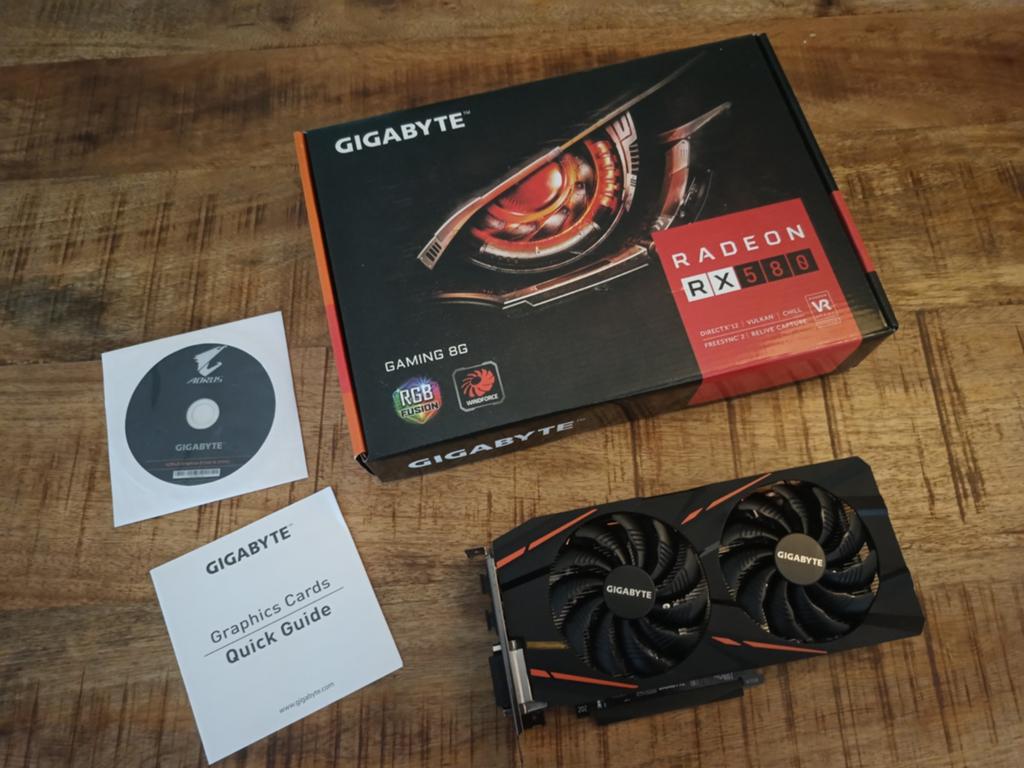 GIGABYTE GAMING Radeon RX 580 8G, Ophalen of Verzenden, GDDR5, PCI, DVI