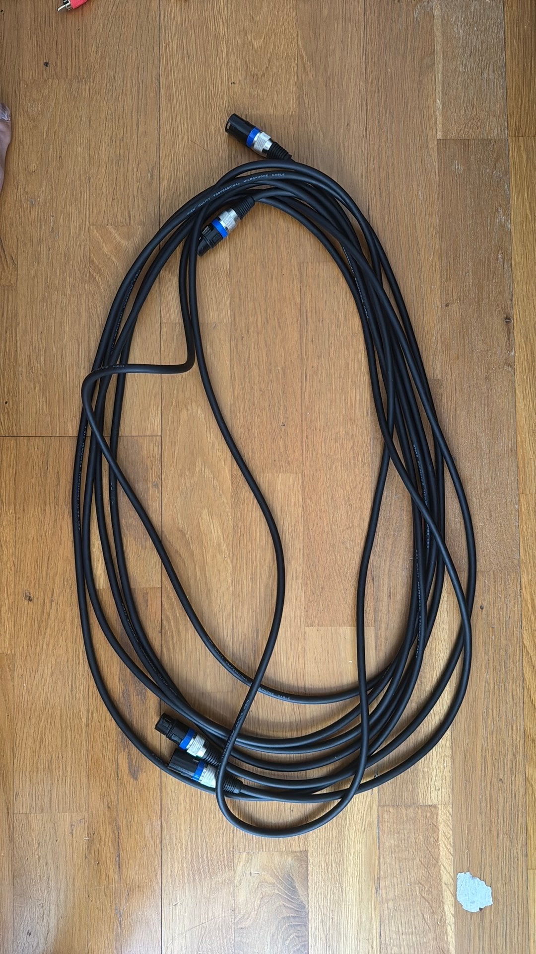 2x 5 meter xlr kabel, Verzenden, Zo goed als nieuw, Minder dan 2 meter, Interlink-kabel