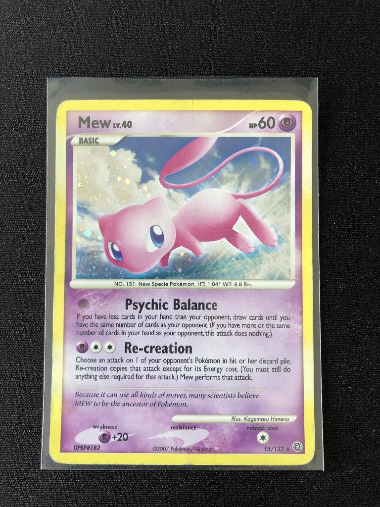 Mew holo secret wonders, Ophalen of Verzenden, Zo goed als nieuw, Losse kaart