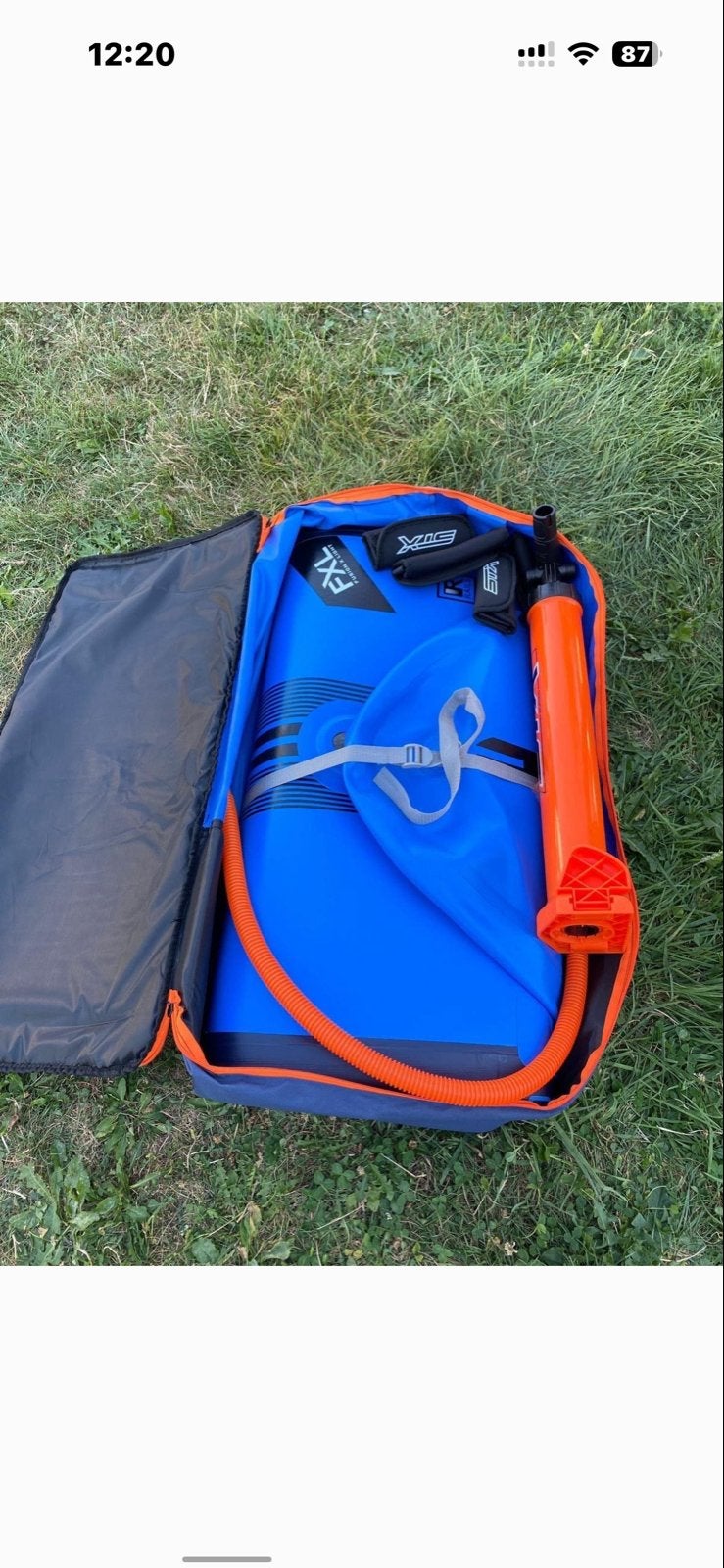STX Windsurf Set - Opblaasbaar Windsurfboard met Zeil, Watersport en Boten, Ophalen, 250 tot 300 cm, Met draagtas, STX