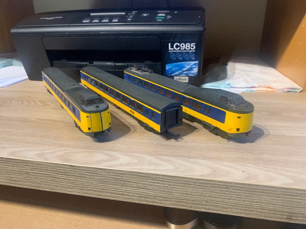 Koploper treinstel set NS Lima H0, Gelijkstroom, Ophalen of Verzenden, NS, Lima