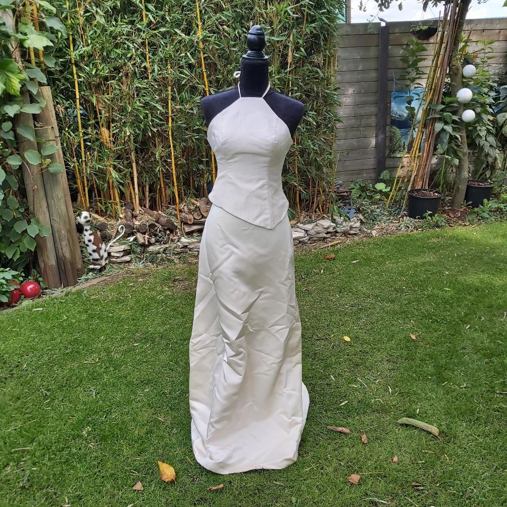 Trouwjurk Cymbeline maat XS, Kleding | Dames, Trouwkleding en Trouwaccessoires, Ophalen of Verzenden, Gedragen, Wit, Trouwjurk