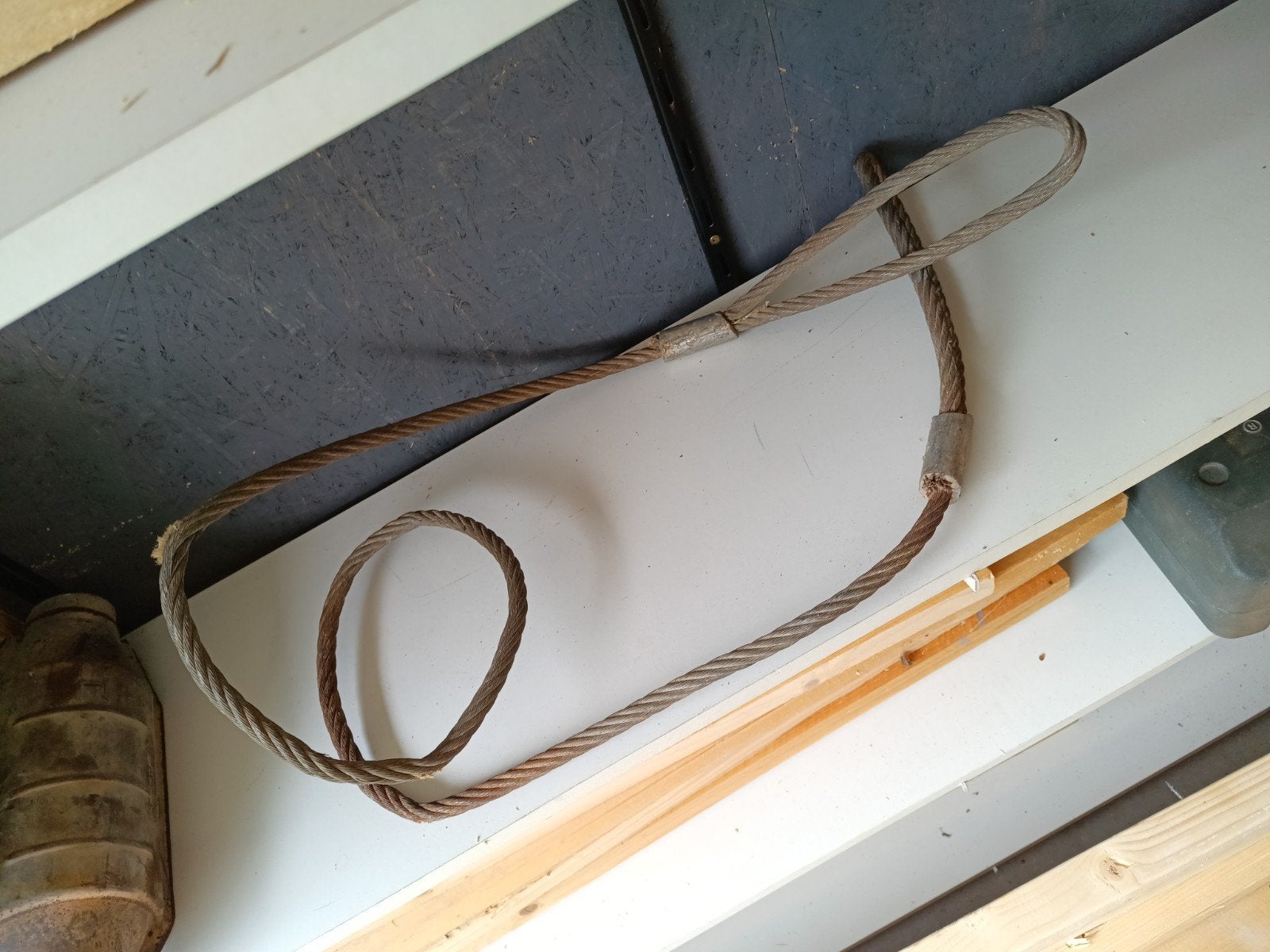 Stalen hijskabel / sleepkabel - 2 meter, Ophalen of Verzenden