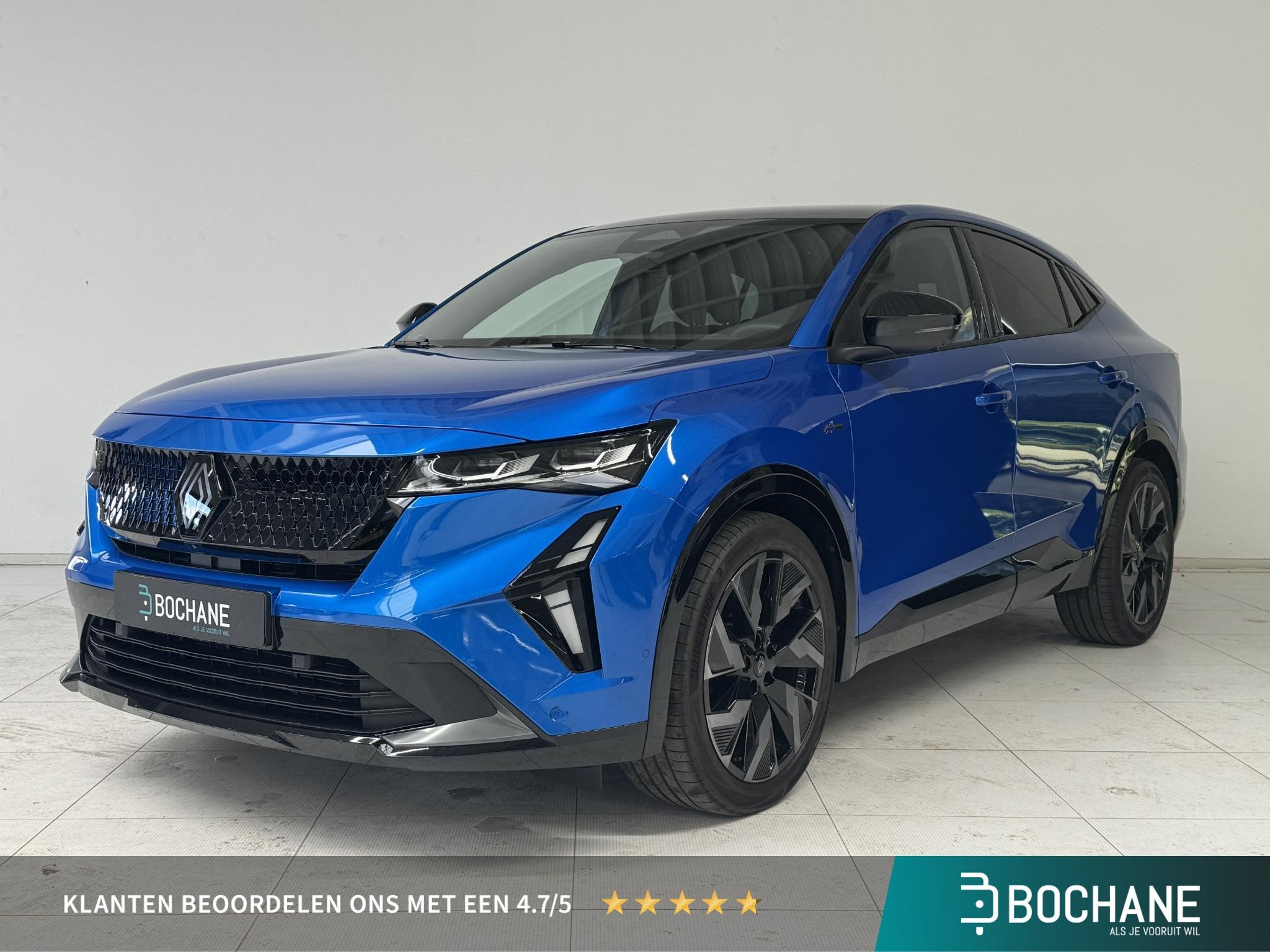 Renault Rafale 1.2 E-Tech full hybrid 200 Esprit Alpine | Na, Auto's, Automatische klimaatregeling, Gebruikt, 1199 cc, Blauw