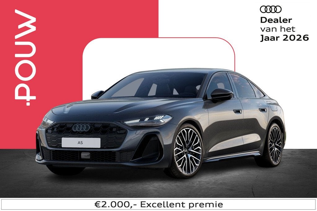 Audi A5 Limousine 2.0 e-hybrid 299pk quattro S Edition | 20", Auto's, Audi, Automaat, 12 maanden, 4 cilinders, 150 min