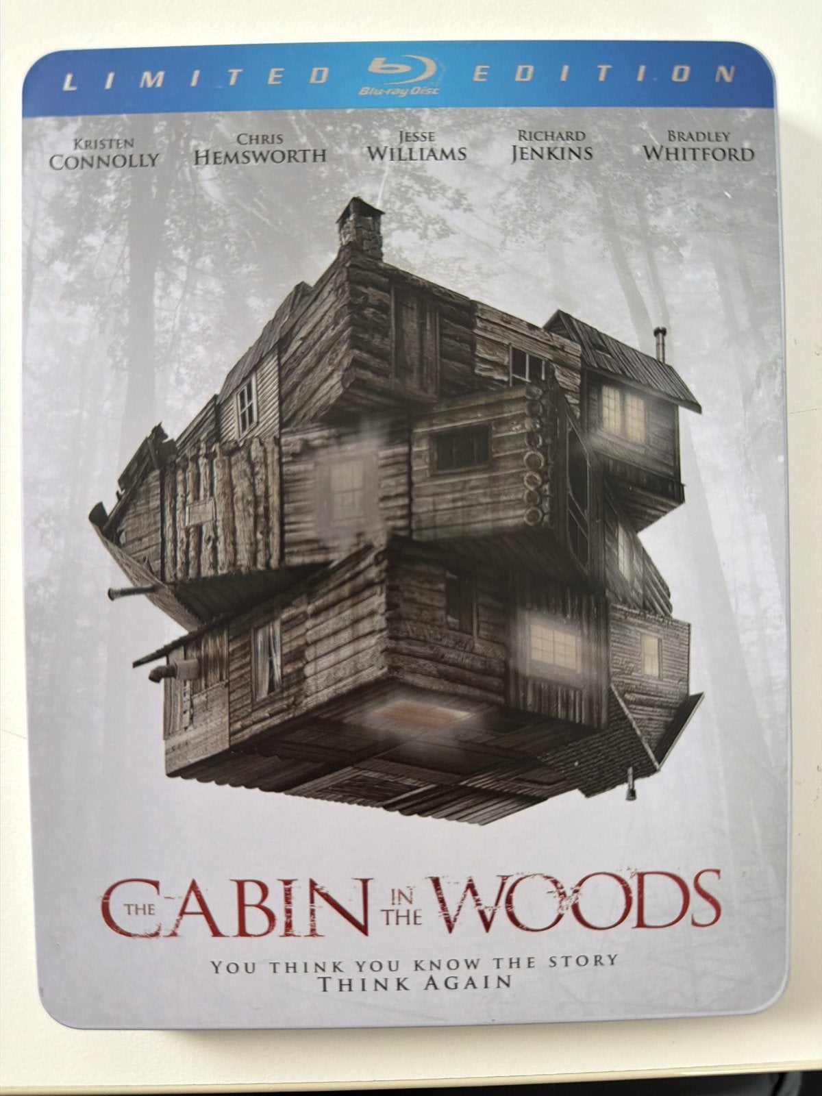 The Cabin in the Woods - Limited Edition steelbook  Blu-ray, Vanaf 16 jaar, Nederlands, Ophalen of Verzenden, Zo goed als nieuw