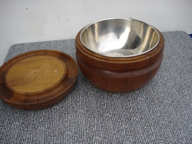 Vintage Scanform Deens Teak Ice Cooler Bucket, 1950, Ophalen of Verzenden