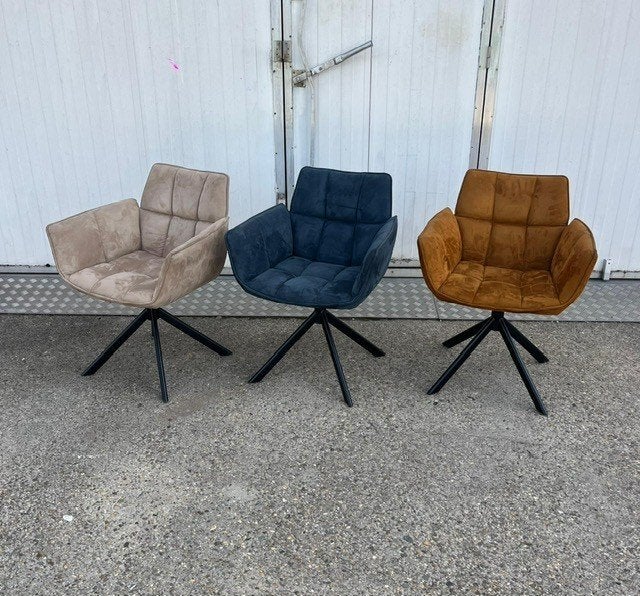 3 stuks Moods collection stoelen Monaco Mrs draaibaar, Ophalen, Overige kleuren, Drie, Zo goed als nieuw
