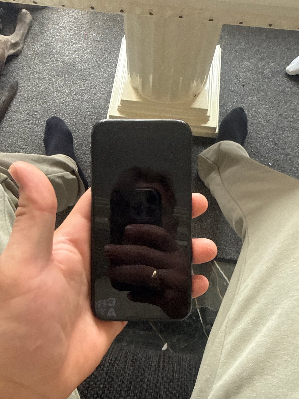 iPhone XR, Telecommunicatie, Mobiele telefoons | Apple iPhone, Gebruikt, Zwart, IPhone XR, Ophalen of Verzenden