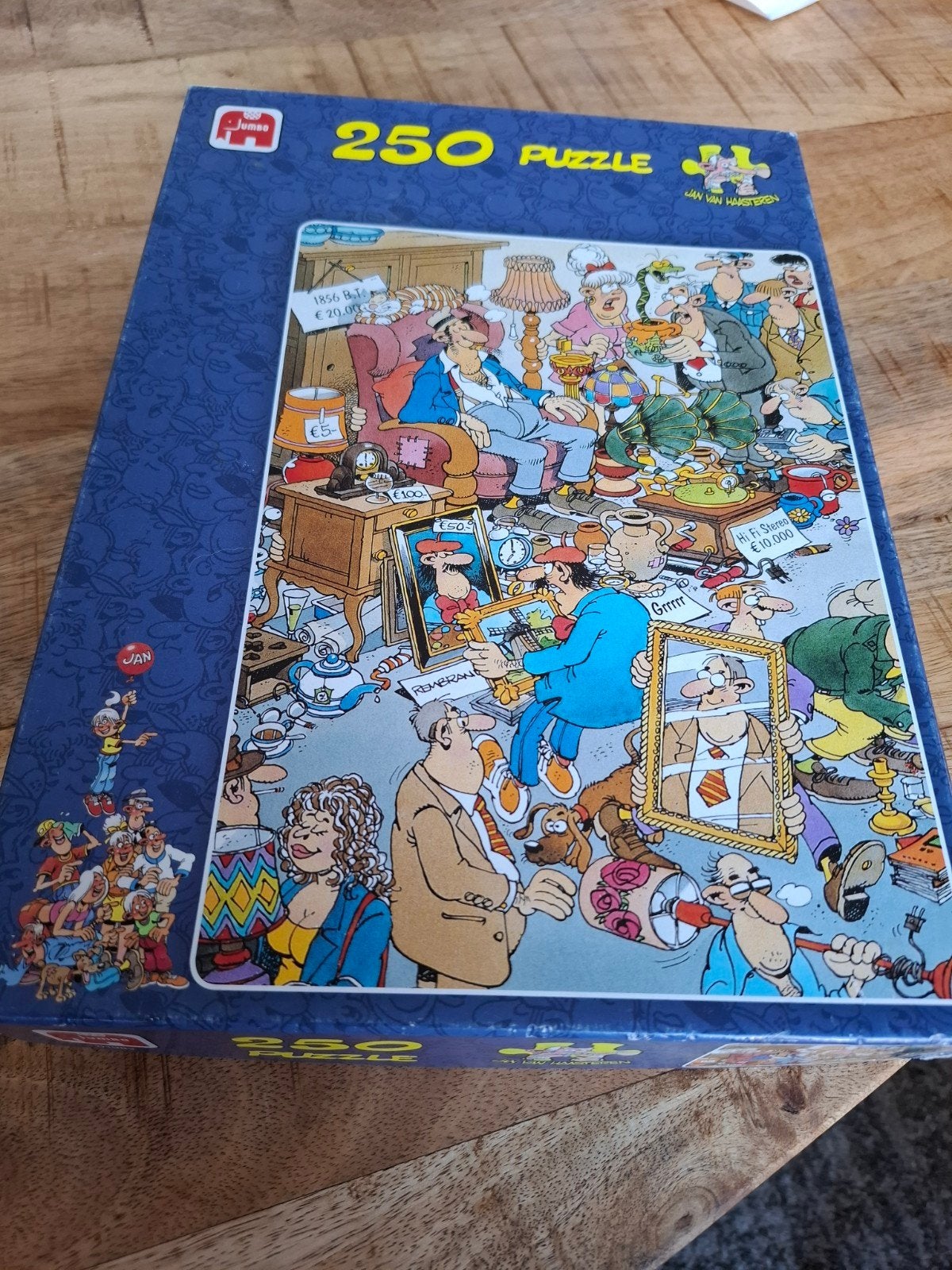 Jan van Haasteren 250 stukjes puzzel - De Veiling