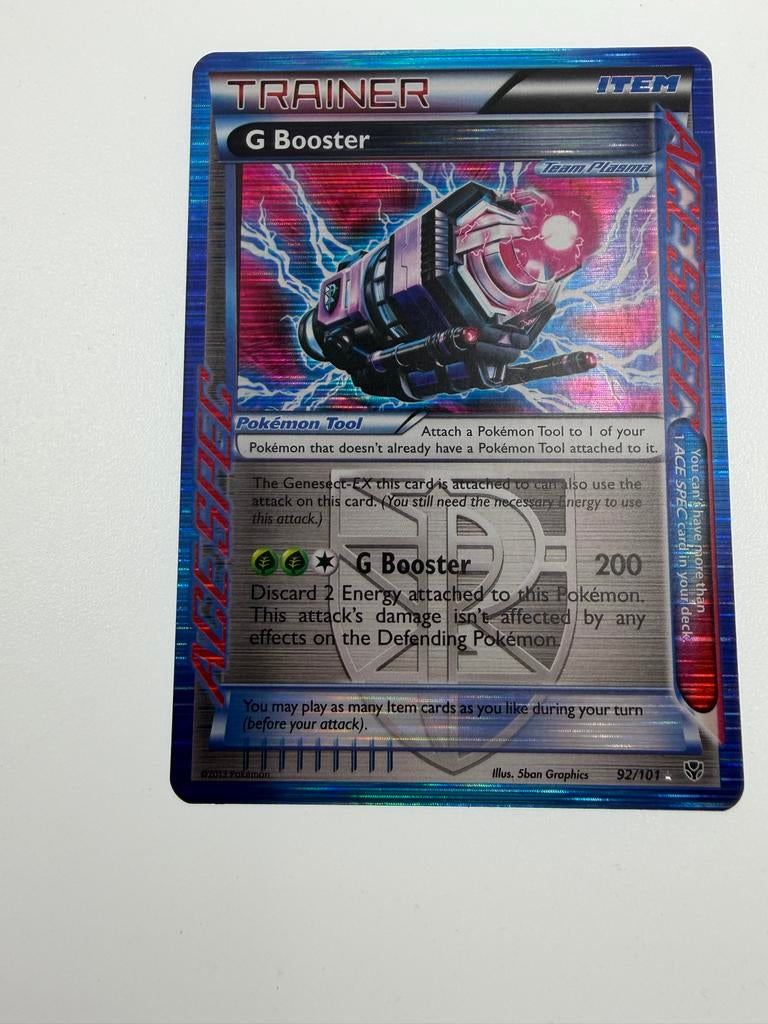 Pokémon TCG G Booster Trainer Kaart Team Plasma 92/101, Ophalen of Verzenden, Zo goed als nieuw, Losse kaart