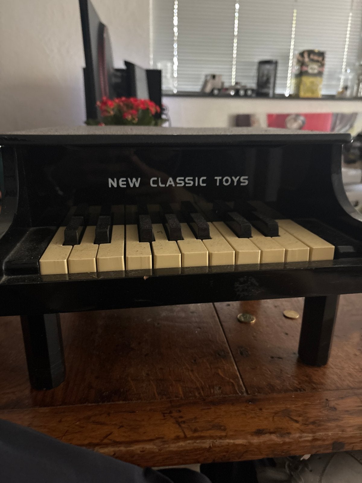 Mini piano 'New Classic Toys' - Zwart speelgoedpiano, Ophalen of Verzenden, Gebruikt, Zwart, Overige typen