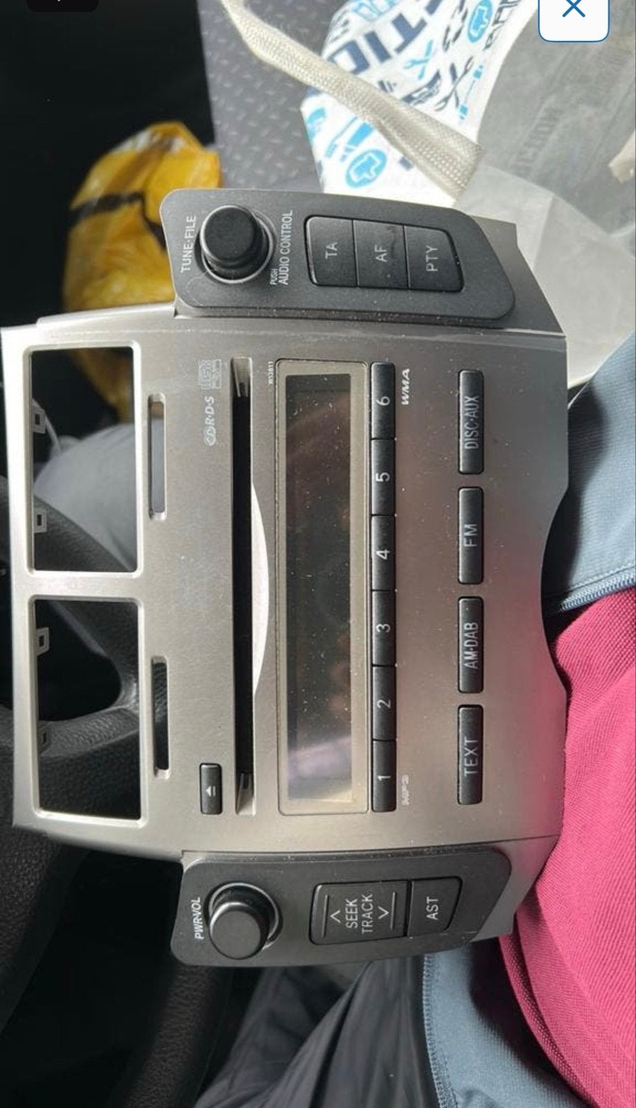 Toyota Yaris Radio CD-speler (2009) - Origineel, Ophalen of Verzenden, Gebruikt