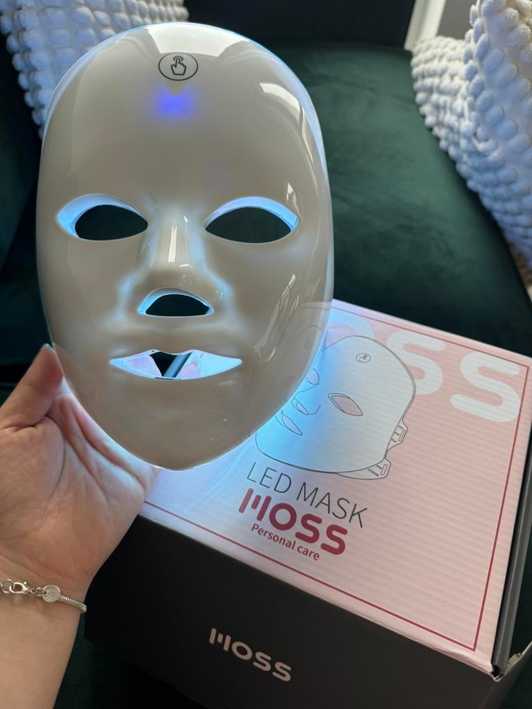LED facial mask, Ophalen of Verzenden, Zo goed als nieuw, Gehele gezicht