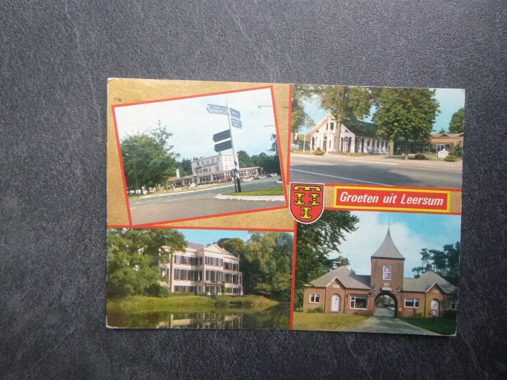 Leersum, hotel Donderberg/gemeentehuis/de Hoogstraat/kasteel, Verzamelen, Verzenden, 1980 tot heden, Gelopen