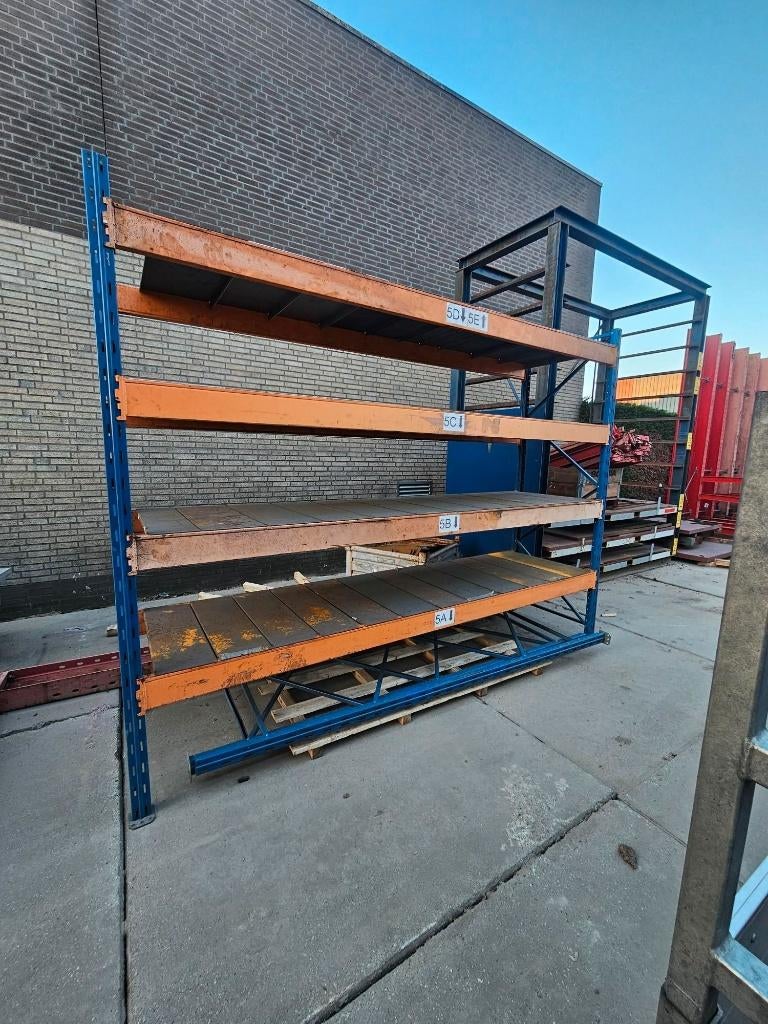 Stelling incl. dubbelliggers en bodemplaten, Ophalen of Verzenden