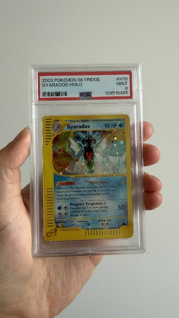 Pokemon Gyarados Gyarados (SK H10) HOLO PSA 9 Skyridge, Ophalen, Zo goed als nieuw