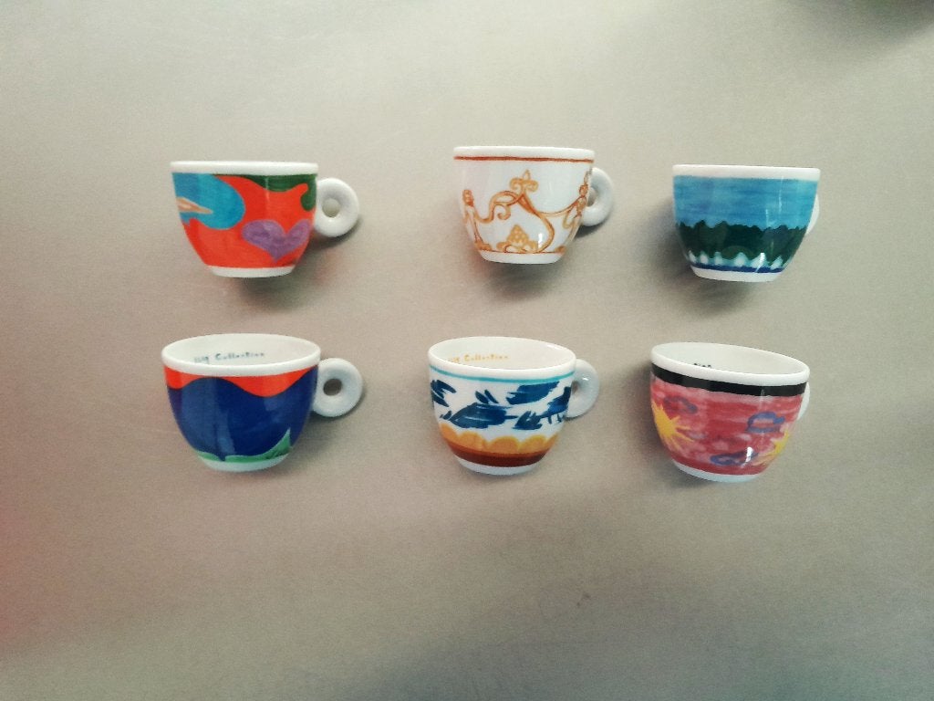 Illy espresso kopjes, art collection, Simone Meentzen, Ophalen, Nieuw, Kop(pen) en/of Schotel(s), Porselein