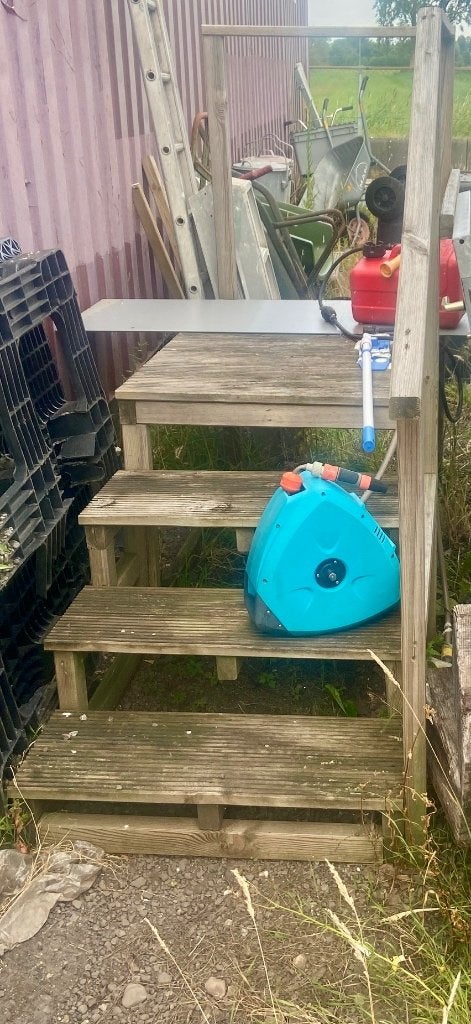 Houten trap met leuning, Ophalen, Gebruikt, Trap, 2 tot 4 meter