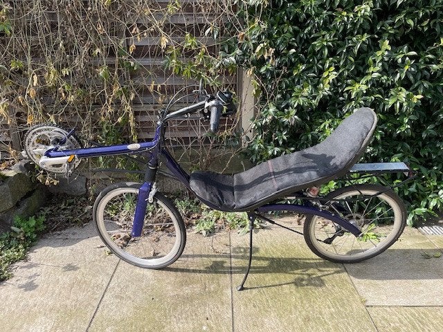 M5 shockproof 451, ligfiets, Gebruikt, Velgrem, Bovenstuur, Ophalen