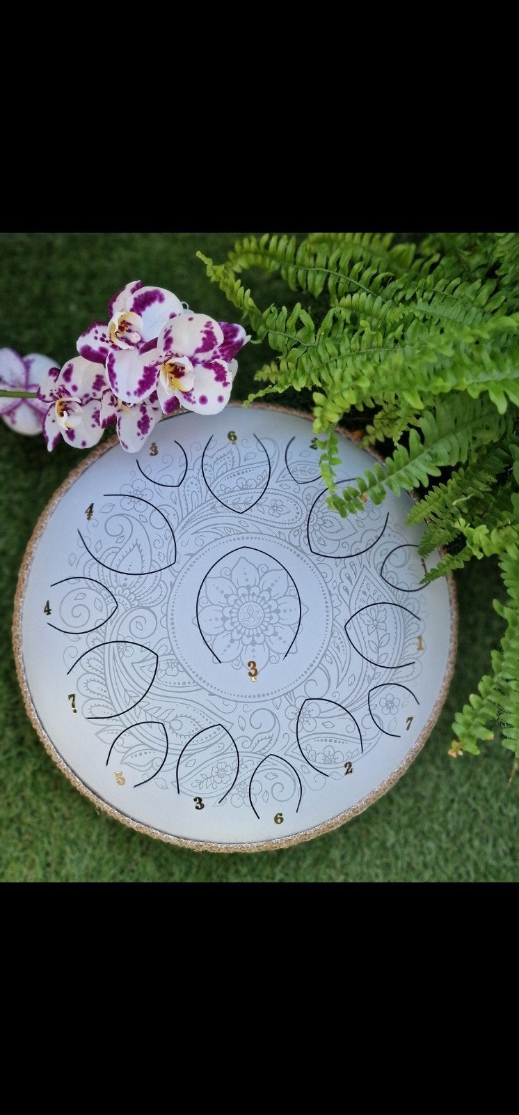 Stalen Tongtrommel (Steel Tongue Drum) 36cm, Ophalen of Verzenden, Zo goed als nieuw