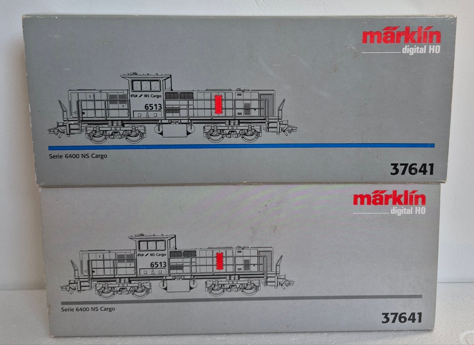 Märklin 37641 NS Cargo type MAK dieselloc 2 stuks digitaal, Hobby en Vrije tijd, Wisselstroom, Locomotief, Ophalen of Verzenden