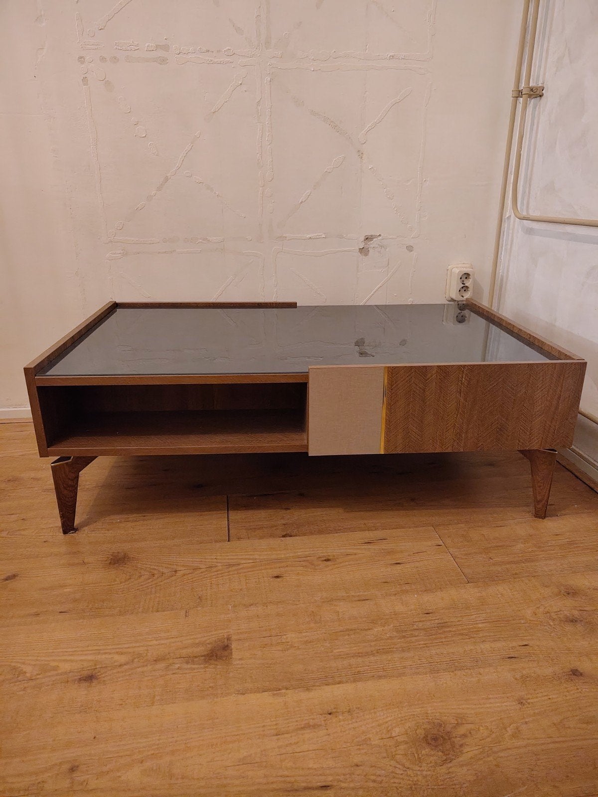 Japandi salontafel / koffietafel, Ophalen, 100 tot 150 cm, 50 tot 100 cm, Zo goed als nieuw