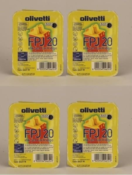 Olivetti FPJ 30 inktcartridge zwart inkt cartridge Fax 4x, Computers en Software, Ophalen of Verzenden, Nieuw, Cartridge, Olivetti
