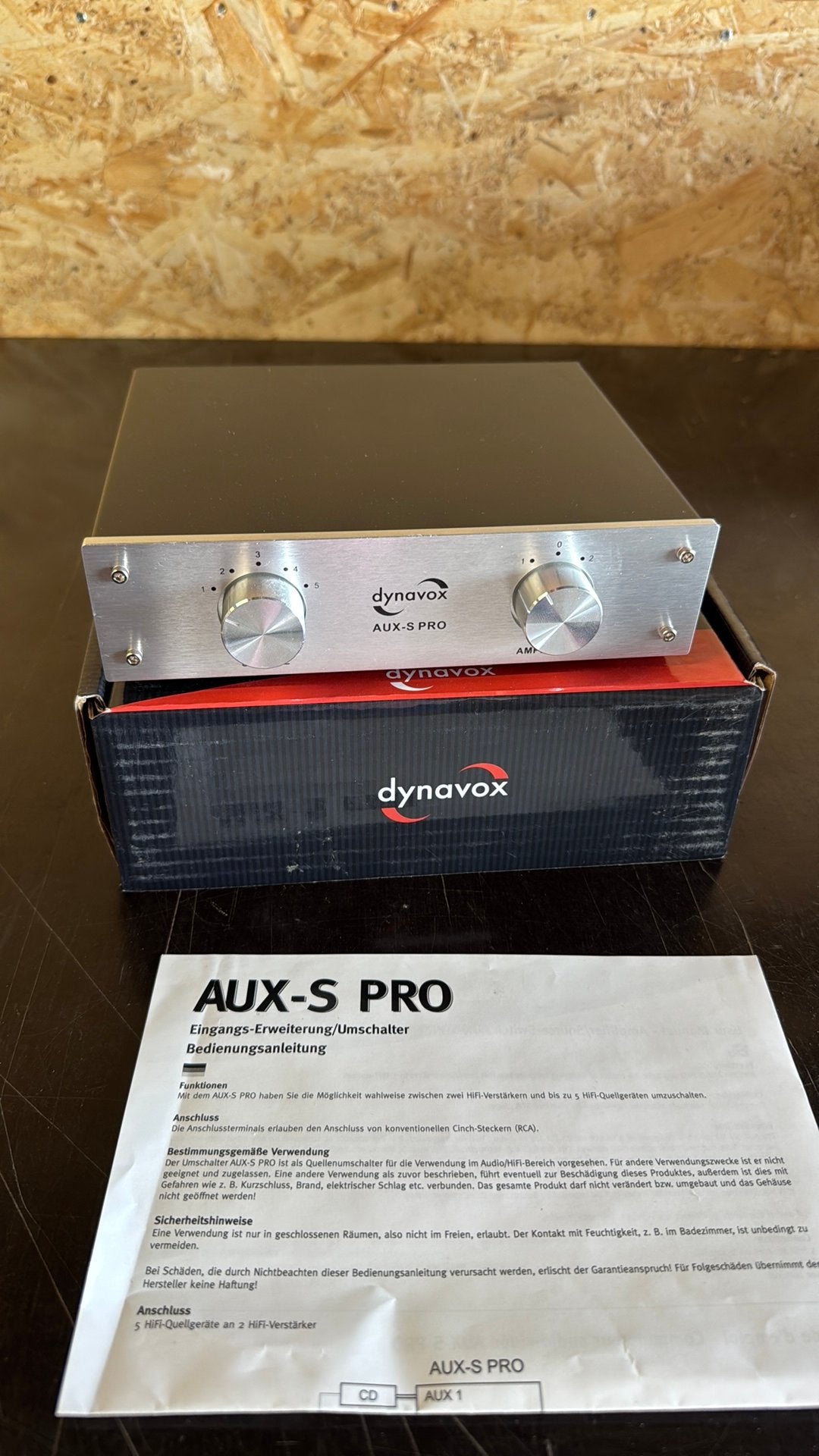 Dynavox AUX-S Pro converter/switcher NIEUW in doos, Ophalen of Verzenden, Nieuw