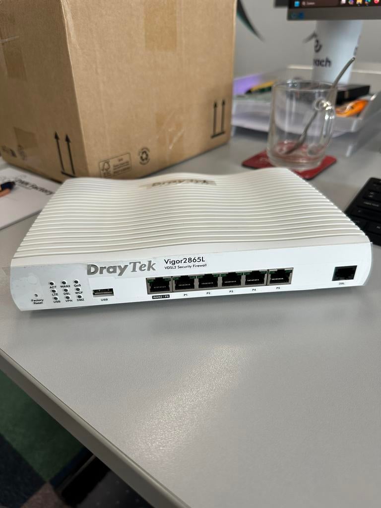 DrayTek Vigor 2865L, Ophalen, Nieuw, Router met modem