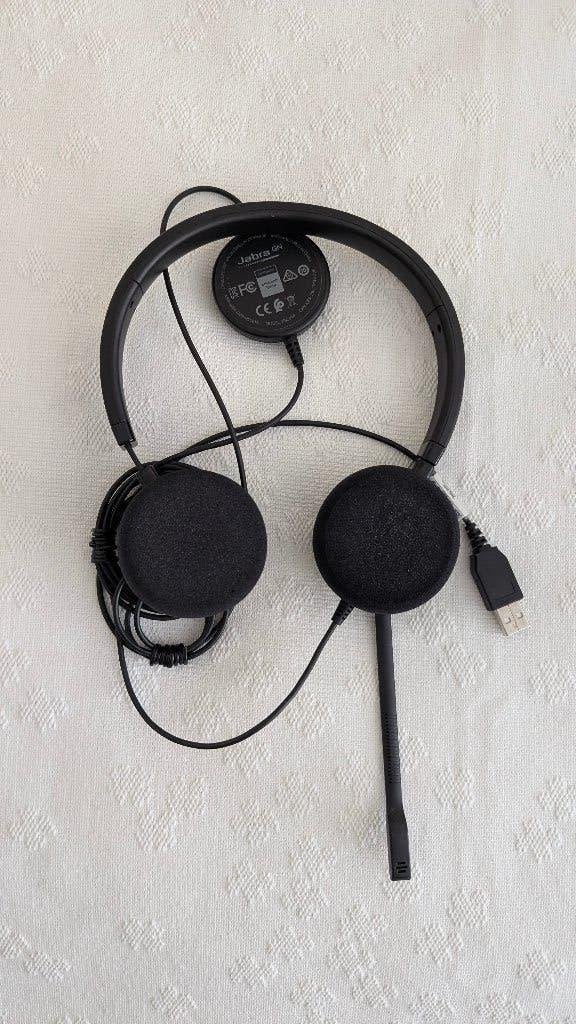 Jabra HSC016 USB headset, Computers en Software, Headsets, Gebruikt, On-ear, Ophalen of Verzenden, JABRA