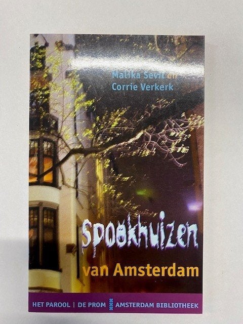 Boek - 582 - Spookhuizen - Malika Sevil en Corrie Verkerk, Ophalen of Verzenden, Zo goed als nieuw