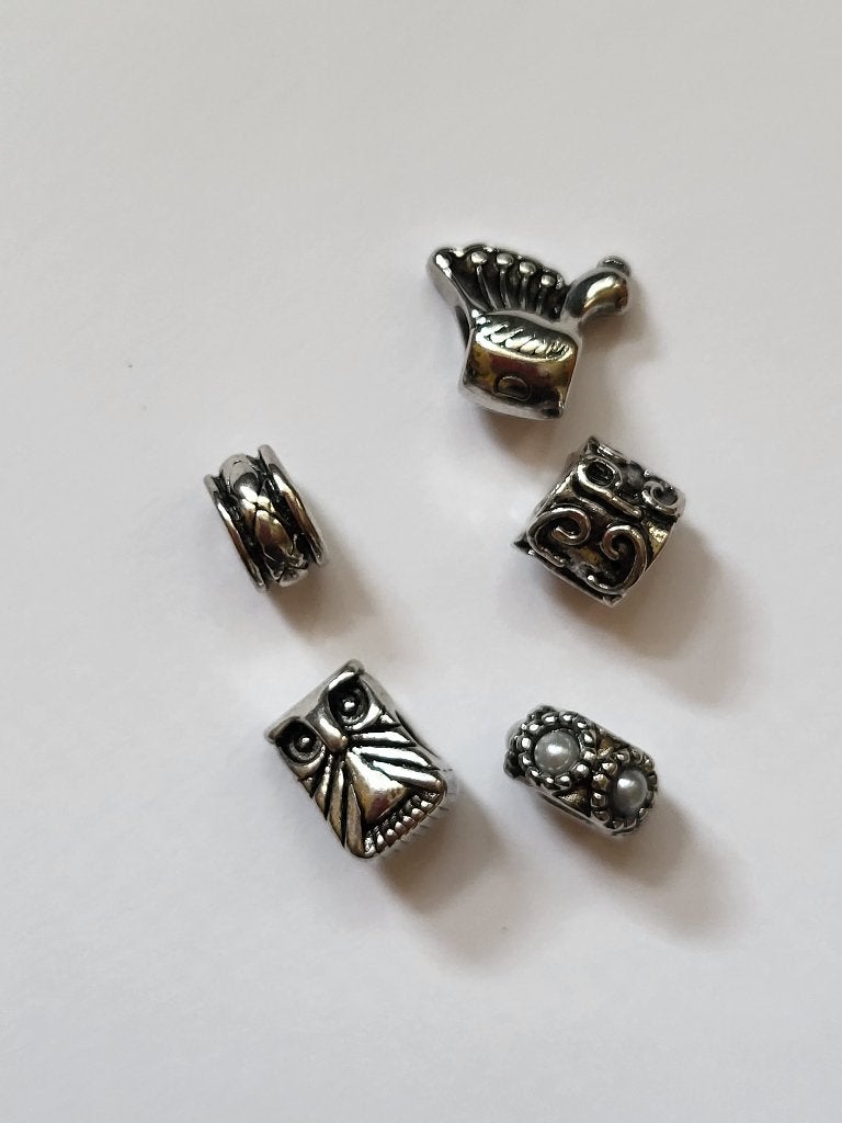 bedels klein. pandora/trollbeads style, Overige merken, Overige materialen, Ophalen of Verzenden, Zo goed als nieuw