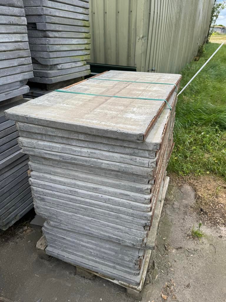 Massief kunststof Steenschotten B-keuze 125x65x4 inc btw cm