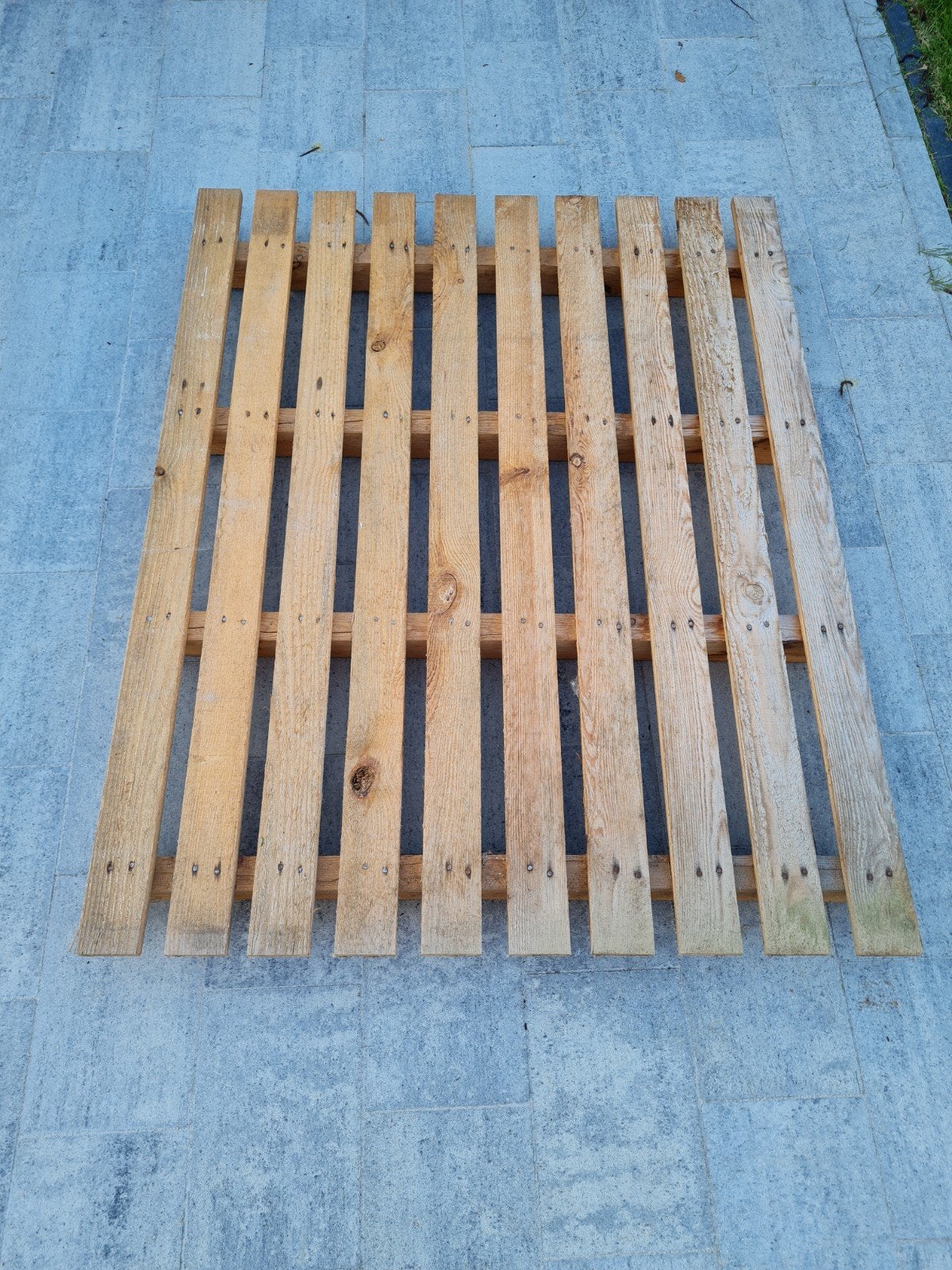 Houten pallet, Ophalen, Gebruikt, 50 mm of meer, Minder dan 200 cm