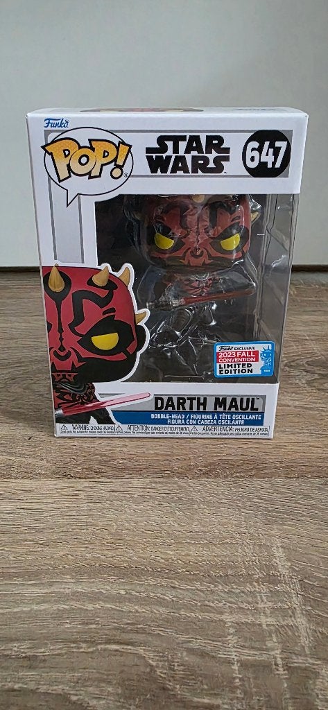 Funko Pop! Star Wars 647 Darth Maul Limited Edition, Ophalen of Verzenden, Zo goed als nieuw