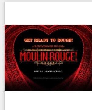 Moulin rouge musical, Ophalen of Verzenden, Zo goed als nieuw