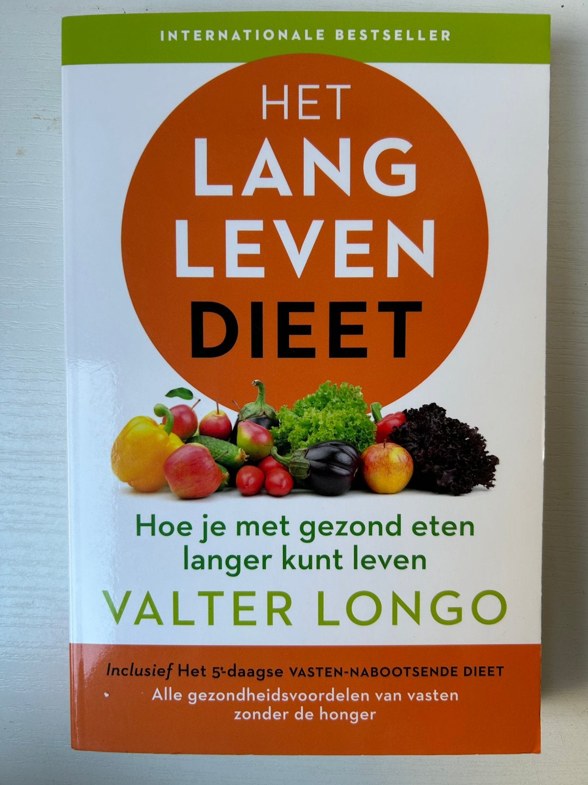 Valter Longo - Het langlevendieet, Ophalen of Verzenden, Gelezen, Valter Longo