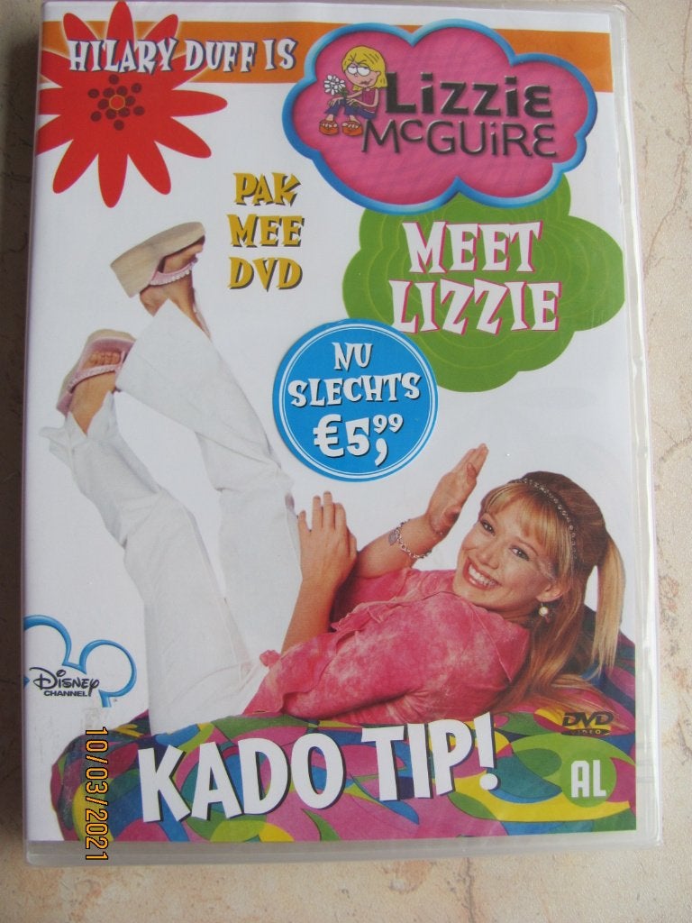 NIEUW in folie DVD Disney Channel LIZZY McGUIRE tv serie '00, Engels, Inclusief doosje, Alle leeftijden, Nederlands