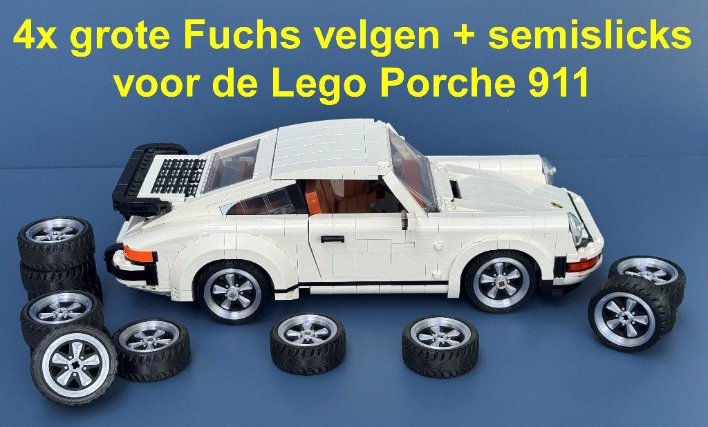 4x Grote Fuchs velgen + semislicks voor de Porsche 911, Ophalen of Verzenden, Nieuw