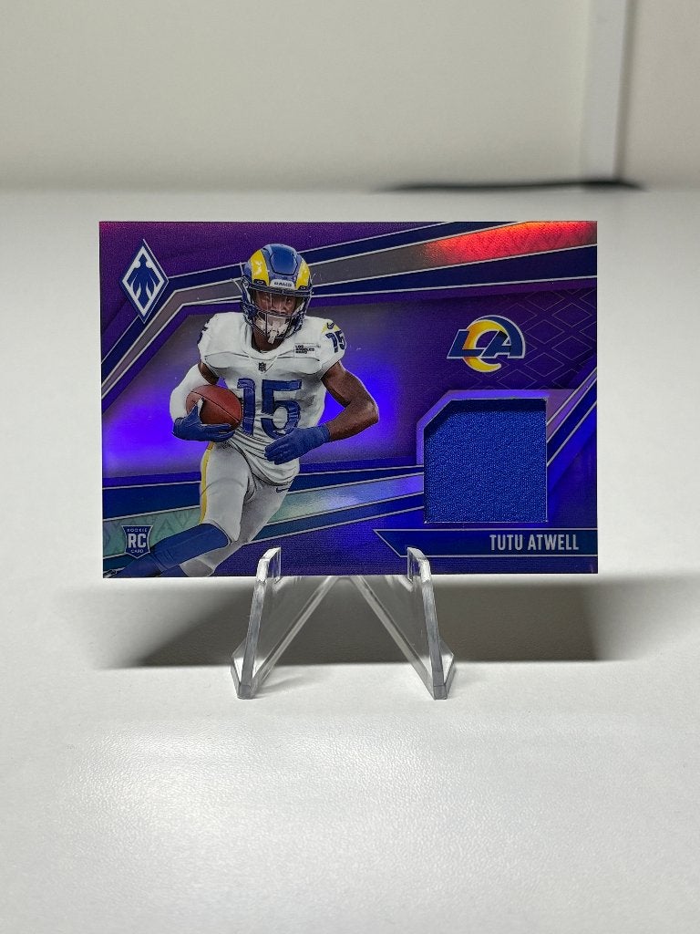 Panini NFL Phoenix /99 Tutu Atwell rookie patch kaart, Ophalen of Verzenden, Zo goed als nieuw, Plaatje