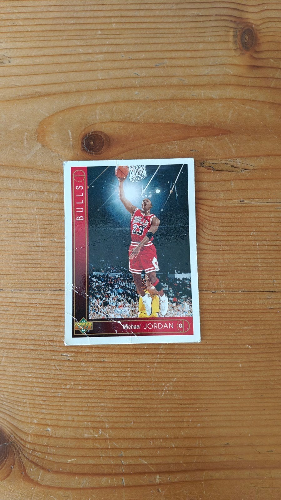 Michael Jordan 1993 Upper Deck Basketbalkaart, Ophalen of Verzenden, Gebruikt, Overige sporten, Spelerskaart