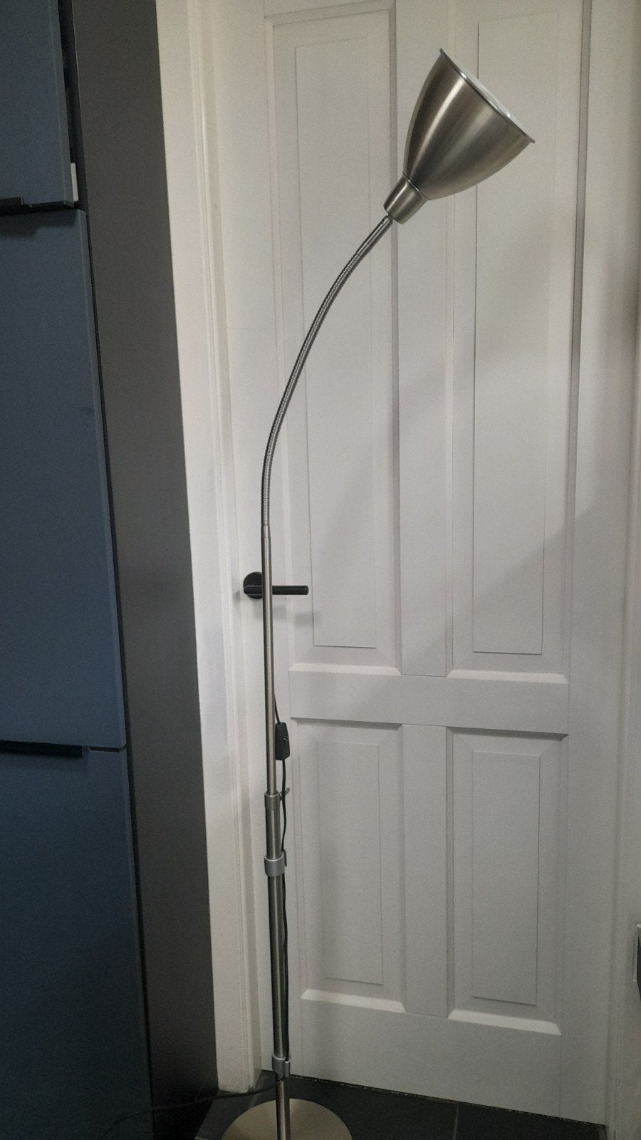 Daylight staande lamp met verstelbare kap, Ophalen, Gebruikt, Overige fittingen, Metaal