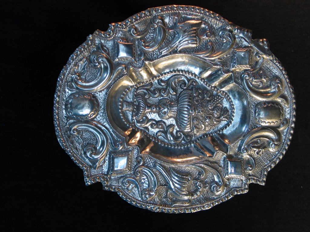 Suikertafeltje tazza zilver Leeuwarden P. Feyens 1745. 2134, Ophalen of Verzenden, Zilver