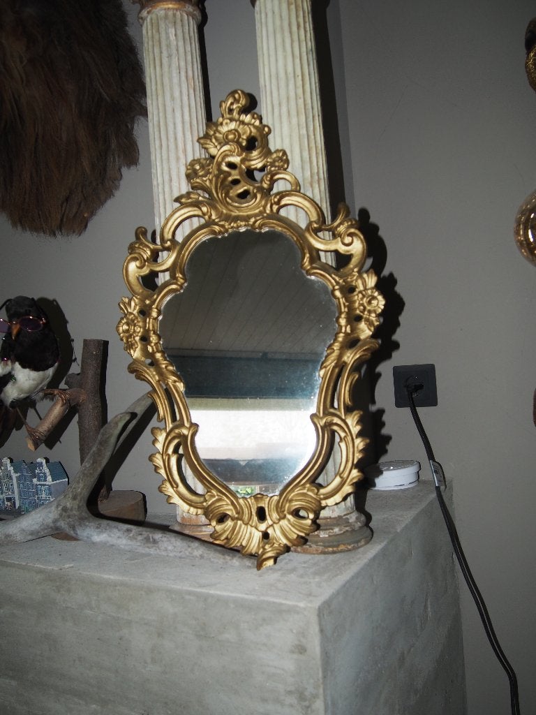 Kleine Brocante Spiegel, Ophalen of Verzenden, Overige vormen, Minder dan 50 cm, Minder dan 100 cm