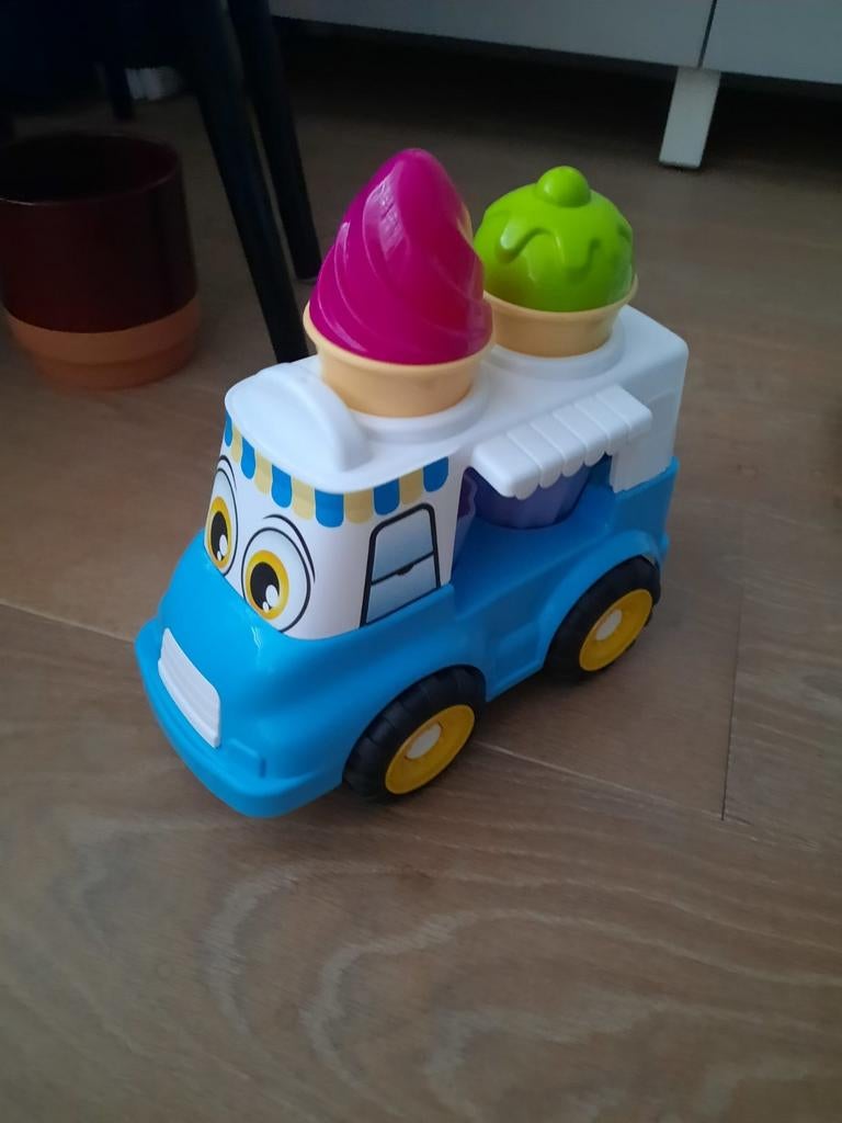 Leuke speelgoed ijscowagen met ijsjes, Ophalen, Gebruikt