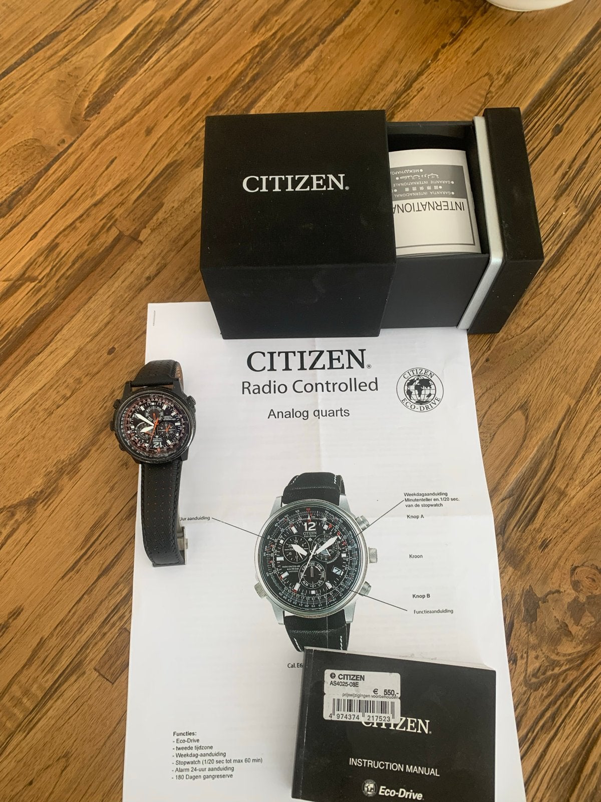 Citizen Promaster Eco-Drive Radio Controlled Horloge, Sieraden, Tassen en Uiterlijk, Horloges | Heren, Staal, Ophalen of Verzenden