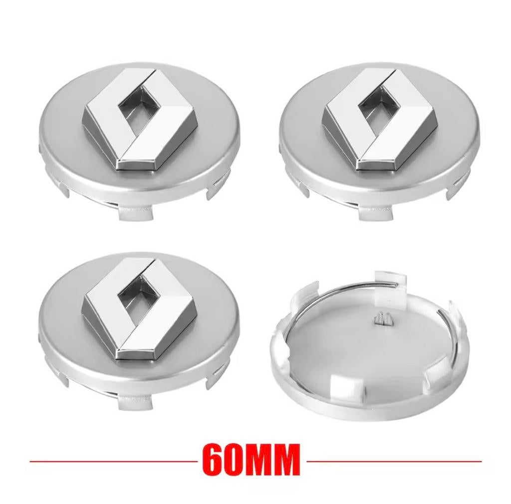 Naafdoppen renault 60mm 57mm per set  Naafkappen wieldoppen, Ophalen, Nieuw
